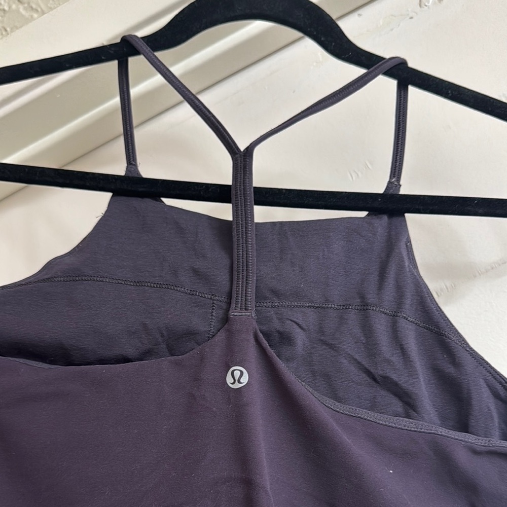 Lululemon purple flow y tank full length
